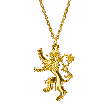 Game Of Thrones - Lannister Pendant Gold Plated Sterling Silver